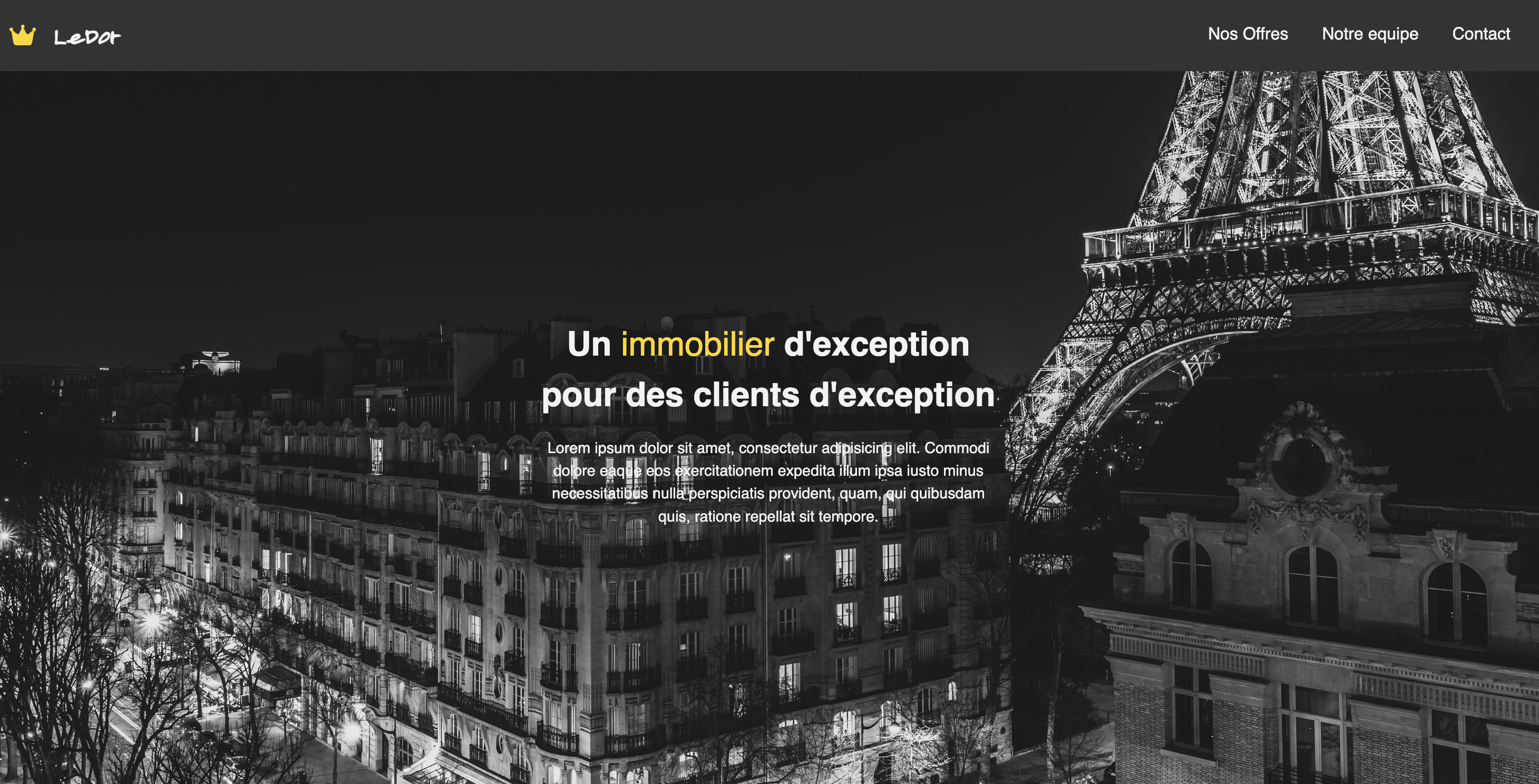 Image du projet web : LeDor